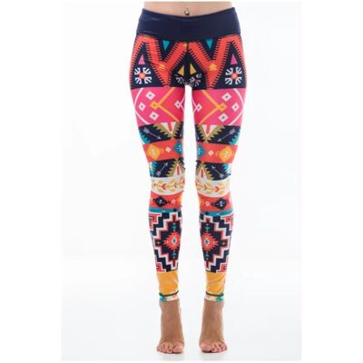 Dámske fitness legíny Six Deuce Aztec - multicolor - Litex M Dámske fitness legíny Six Deuce Aztec - multicolor - Litex M