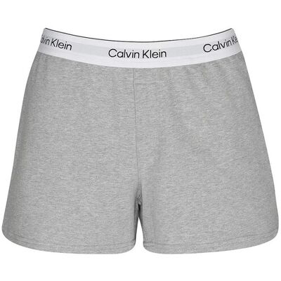 Dámske kraťasy QS6871E P7A šedá - Calvin Klein S šedá Dámske kraťasy QS6871E P7A šedá - Calvin Klein S šedá