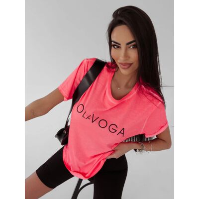 Dámske tričko 277745 koralové - Ola Voga UNI Dámske tričko 277745 koralové - Ola Voga UNI