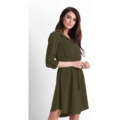 Dámske šaty OCTAVIA 244 khaki - Ivon 40 Dámske šaty OCTAVIA 244 khaki - Ivon 40