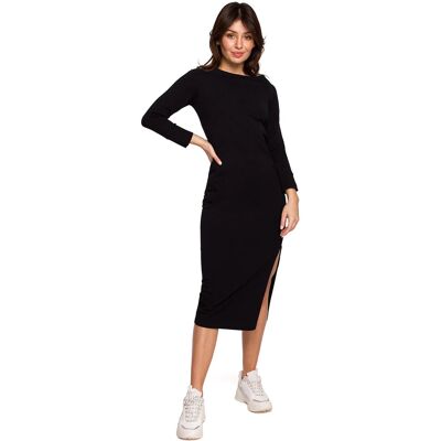 Dámske šaty B219 Čierna - BeWear XL černá Dámske šaty B219 Čierna - BeWear XL černá