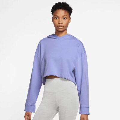 Dámska mikina Yoga Luxe DM6981-569 Fialová lila - Nike XS světle fialová Dámska mikina Yoga Luxe DM6981-569 Fialová lila - Nike XS světle fialová
