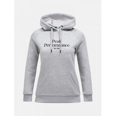 Dámska kapucňa Original Hood W G77747080-M03 sivá - Peak Performance M Dámska kapucňa Original Hood W G77747080-M03 sivá - Peak Performance M