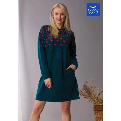 Key DÁMSKE ŠATY LHD 708 B21 zelená L Key DÁMSKE ŠATY LHD 708 B21 zelená L