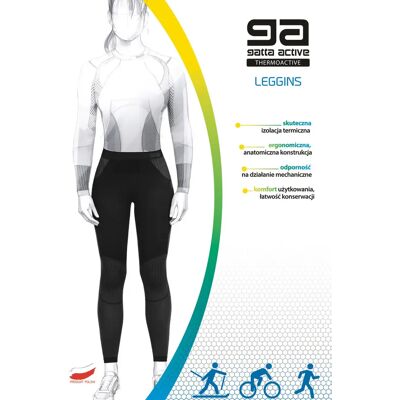GATTA BODYWEAR Dámske legíny WOMEN THERMOACTIV BASIC DABLAM černošedá M GATTA BODYWEAR Dámske legíny WOMEN THERMOACTIV BASIC DABLAM černošedá M