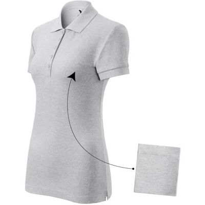 Polokošeľa Malfini Cotton W MLI-21303 light grey melange 2XL Polokošeľa Malfini Cotton W MLI-21303 light grey melange 2XL