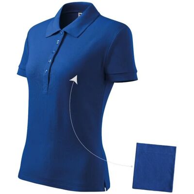 Bavlnené polo tričko Malfini W MLI-21305 chrpový odtieň L Bavlnené polo tričko Malfini W MLI-21305 chrpový odtieň L