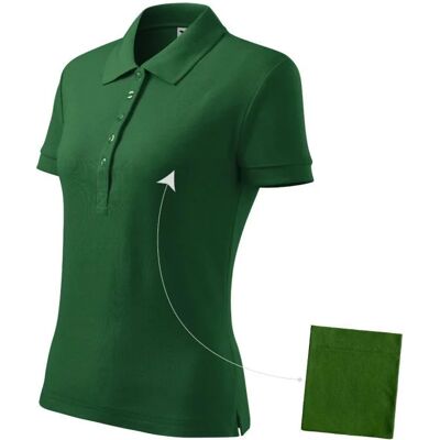 Polokošeľa Malfini Cotton W MLI-21306 fľaškovo zelená XL Polokošeľa Malfini Cotton W MLI-21306 fľaškovo zelená XL