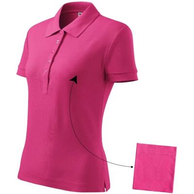 Polokošeľa Malfini Cotton W MLI-21340 fialová červená XS Polokošeľa Malfini Cotton W MLI-21340 fialová červená XS