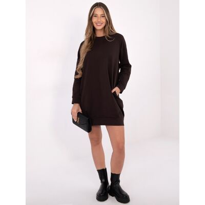 FPrice Šaty RV TU 5184.93P tmavo hnedá L/XL FPrice Šaty RV TU 5184.93P tmavo hnedá L/XL