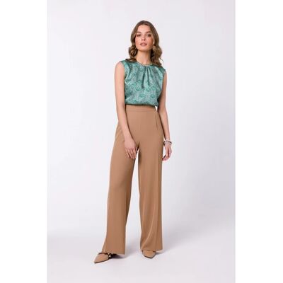 STYLOVE S331 Blúzka bez rukávov - béžová EU XXL STYLOVE S331 Blúzka bez rukávov - béžová EU XXL