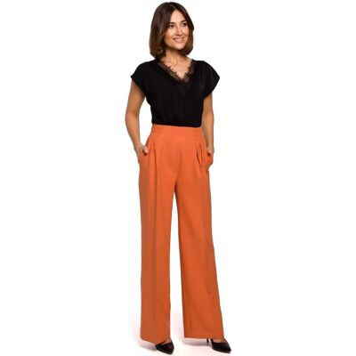 STYLOVE S206 Top s čipkovým výstrihom - čierny EU M STYLOVE S206 Top s čipkovým výstrihom - čierny EU M