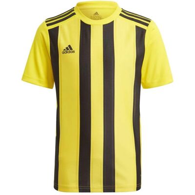Detské pruhované tričko 21 Jsy Y Jr GV1383 yellow/black - Adidas 128 Detské pruhované tričko 21 Jsy Y Jr GV1383 yellow/black - Adidas 128