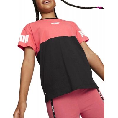 Tričko Puma Power Colorblock Jr 670204 35 116 Tričko Puma Power Colorblock Jr 670204 35 116