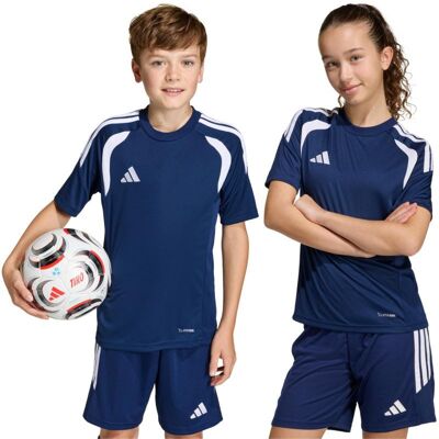 Adidas Tiro 26 League detské tričko námornícka modrá a biela KB1323 116 cm Adidas Tiro 26 League detské tričko námornícka modrá a biela KB1323 116 cm