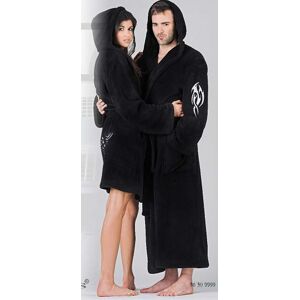 Dlhý župan Tribal 3630 9999 - Vestis S černá Dlhý župan Tribal 3630 9999 - Vestis S černá