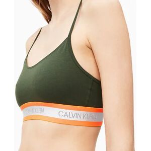 Podprsenka QF5459 - FDX Women Unlined Bralette - Calvin Klein S khaki Podprsenka QF5459 - FDX Women Unlined Bralette - Calvin Klein S khaki