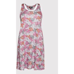 Dámska dlhá nočná košieľka YI2622537 - 040 Sivá - DKNY L šedá vzor Dámska dlhá nočná košieľka YI2622537 - 040 Sivá - DKNY L šedá vzor