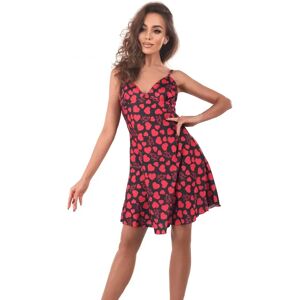 Romantická košieľka Morgan chemise - Anais S/M černá/červená Romantická košieľka Morgan chemise - Anais S/M černá/červená