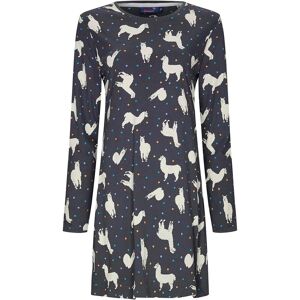 Dámska nočná košeľa 11232-418-2 tm. modrá so vzorom - Rebelle 36 Dámska nočná košeľa 11232-418-2 tm. modrá so vzorom - Rebelle 36