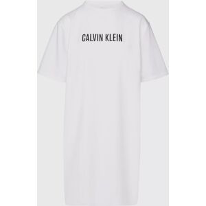 Dámska nočná košeľa QS7126E 100 biela - Calvin Klein M Dámska nočná košeľa QS7126E 100 biela - Calvin Klein M