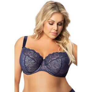 Gorsenia Polovystužená dámska podprsenka K357 BLANCA tmavě modrá 65H Gorsenia Polovystužená dámska podprsenka K357 BLANCA tmavě modrá 65H