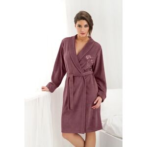 Dámsky župan FR-107 - DOROTA švestka L Dámsky župan FR-107 - DOROTA švestka L