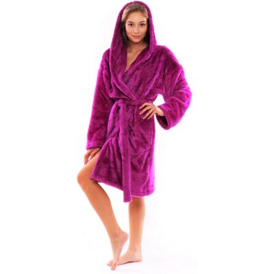 Dámsky župan Lilly extra 3320 3/4 dĺžka - Vestis L-XL fuchsia Dámsky župan Lilly extra 3320 3/4 dĺžka - Vestis L-XL fuchsia