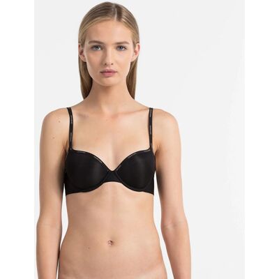 Podprsenka s kosticou QF1839E čierna - Calvin Klein 70D černá Podprsenka s kosticou QF1839E čierna - Calvin Klein 70D černá