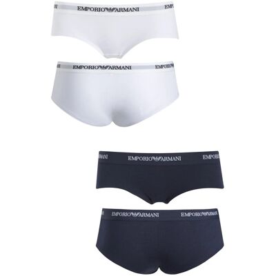 Giorgio Armani Nohavičky 2pcs 163263 CC317 10410 bílotmavěmodrá - Emporio Armani XS bílá/tmavě modrá Giorgio Armani Nohavičky 2pcs 163263 CC317 10410 bílotmavěmodrá - Emporio Armani XS bílá/tmavě modrá
