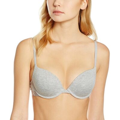 Podprsenka push-up 1387905870 sivá T O Tommy Hilfiger 70D šedá Podprsenka push-up 1387905870 sivá T O Tommy Hilfiger 70D šedá
