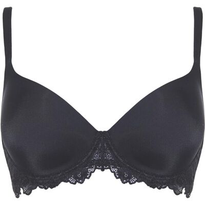 Balkónová podprsenka Mousse Pizzo Black - Lormar 70C černá Balkónová podprsenka Mousse Pizzo Black - Lormar 70C černá