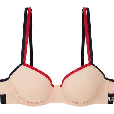 Podprsenka s kosticou UW0UW01822-TD5 ružová - Tommy Hilfiger 70D růžova Podprsenka s kosticou UW0UW01822-TD5 ružová - Tommy Hilfiger 70D růžova