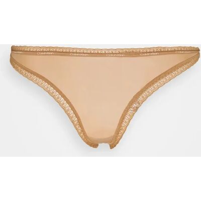 Dámske tangá QD3763E BO8 bronzová - Calvin Klein S bronze Dámske tangá QD3763E BO8 bronzová - Calvin Klein S bronze