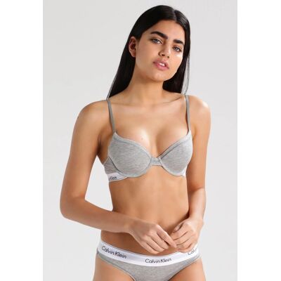 Podprsenka s kosticou F3784E-020 sivá - Calvin Klein 75B šedá Podprsenka s kosticou F3784E-020 sivá - Calvin Klein 75B šedá
