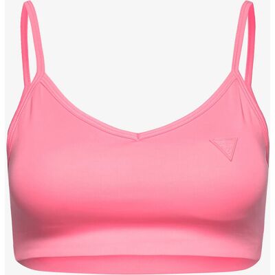 Dámska športová podprsenka O1YA17MC03W - AMPM Neon Pink - Guess L Neon pink Dámska športová podprsenka O1YA17MC03W - AMPM Neon Pink - Guess L Neon pink