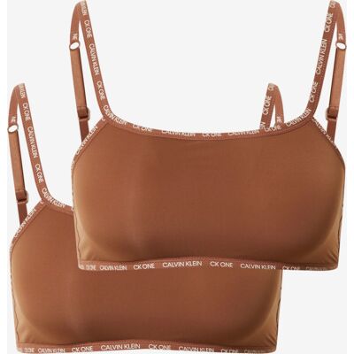 Nevystužená braletka 2pack QD3806E BO8 bronzová / Sandalwood - Calvin Klein M bronzová Nevystužená braletka 2pack QD3806E BO8 bronzová / Sandalwood - Calvin Klein M bronzová