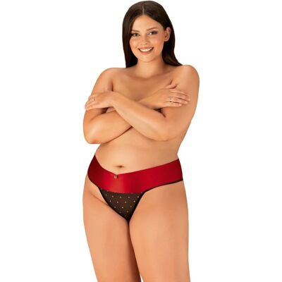 Jedinečné tangá Tienesy thong 2XL/3XL - Obsessive 2XL/3XL černá Jedinečné tangá Tienesy thong 2XL/3XL - Obsessive 2XL/3XL černá