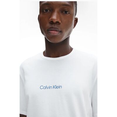 Pánska košeľa na spanie NM2170E 1O6 - biela - Calvin Klein L bílá Pánska košeľa na spanie NM2170E 1O6 - biela - Calvin Klein L bílá
