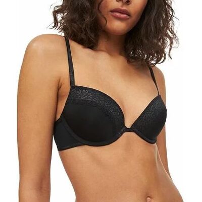 Podprsenka push-up QF5145E 001 čierna - Calvin Klein 80C černá Podprsenka push-up QF5145E 001 čierna - Calvin Klein 80C černá