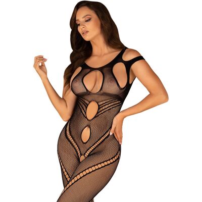 Jedinečné body G322 bodystocking - Obsessive S/M/L černá Jedinečné body G322 bodystocking - Obsessive S/M/L černá