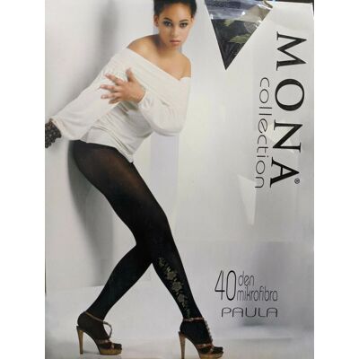 Pančuchové nohavice Paula - Mona S černá Pančuchové nohavice Paula - Mona S černá