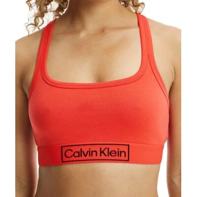 Športové bralette Heritage - QF6768E XM9 - červenooranžová - Calvin Klein S červeno-oranžová Športové bralette Heritage - QF6768E XM9 - červenooranžová - Calvin Klein S červeno-oranžová
