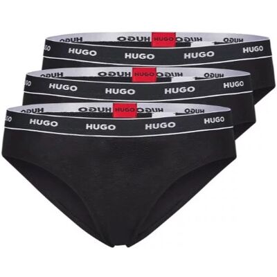 Dámske nohavičky 3ks 50469657 001 čierna Hugo Boss S černá Dámske nohavičky 3ks 50469657 001 čierna Hugo Boss S černá
