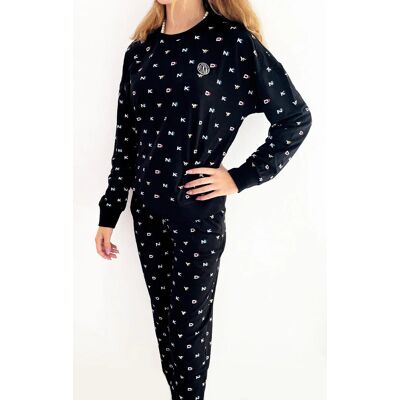 Dámske pyžamo YI2922590 čierna - DKNY XS černá Dámske pyžamo YI2922590 čierna - DKNY XS černá