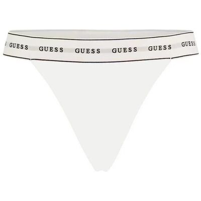 Dámske tangá O2BE04KBBU1 G011 biela - Guess XS bílá Dámske tangá O2BE04KBBU1 G011 biela - Guess XS bílá