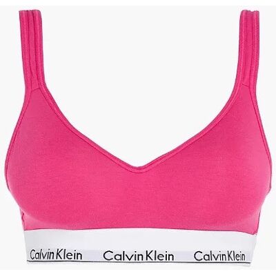 Dámska podprsenka QF5490E VHZ ružová - Calvin Klein XL růžová Dámska podprsenka QF5490E VHZ ružová - Calvin Klein XL růžová