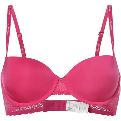Dámska podprsenka QF5146E VHZ tmavo ružová - Calvin Klein 70C tmavě růžová Dámska podprsenka QF5146E VHZ tmavo ružová - Calvin Klein 70C tmavě růžová