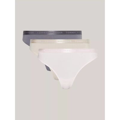Dámske tangá 3 PACK UW0UW04480 0R4 viacfarebné - Tommy Hilfiger 2XL Dámske tangá 3 PACK UW0UW04480 0R4 viacfarebné - Tommy Hilfiger 2XL