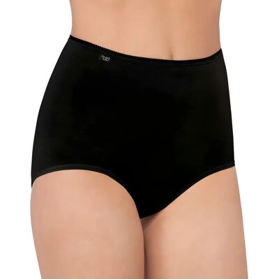 Triumph Dámske nohavičky Sloggi 24/7 Cotton Maxi čierne bílá (0003) 048 Triumph Dámske nohavičky Sloggi 24/7 Cotton Maxi čierne bílá (0003) 048